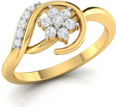 

Ciemme Sterling Silver Cubic Zirconia Gold-plated Plated Ring, Yellow