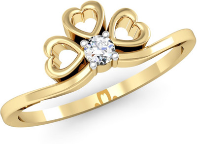 

Vachya Glory 18kt Diamond Yellow Gold ring(Yellow Gold Plated)