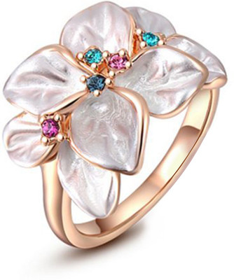 

Fasherati FJR002 Alloy Crystal Ring, Gold
