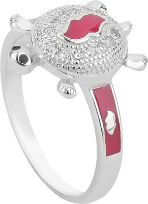 

Jewel99 Tortoise Sterling Silver Swarovski Zirconia Platinum Plated Ring