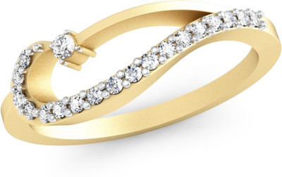 

Vachya Glory 14kt Diamond Yellow Gold ring(Yellow Gold Plated)