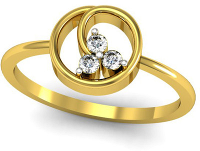 

JewelHub 18K Hallmarked Certified Diamond 18kt Yellow Gold ring