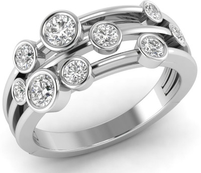 

ICR Jewels Sterling Silver Cubic Zirconia Sterling Silver Plated Ring