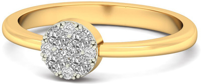 19% OFF on PC Jeweller The Hilaria 18kt Diamond Yellow Gold ring