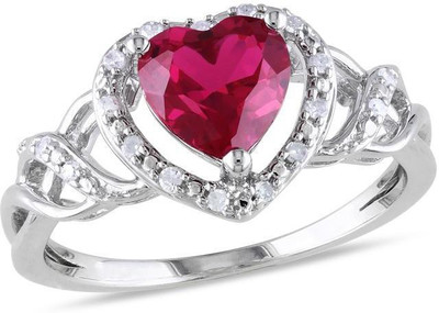 

Kiara Jewellery Shradha Sterling Silver Swarovski Zirconia Gold-plated Plated Ring