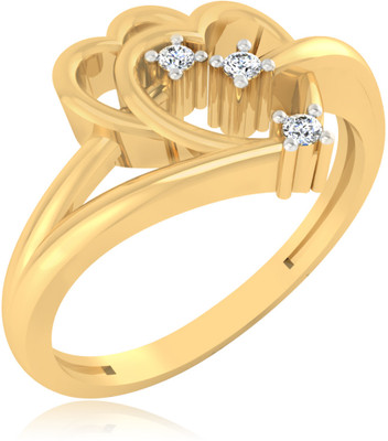 21% OFF on IskiUski Eva Heart 14kt Yellow Gold ring