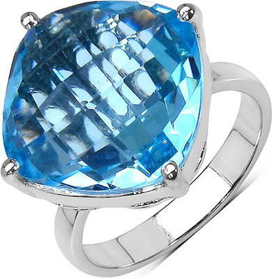 

Johareez Sterling Silver Topaz Sterling Silver Plated Ring, Blue
