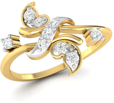 

Ciemme Sterling Silver Cubic Zirconia Gold-plated Plated Ring, Yellow
