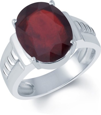 kundali Gemstone ring Sterling Silver Garnet Ring