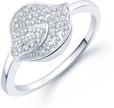 

Sukkhi Alloy Cubic Zirconia Rhodium Plated Ring, White