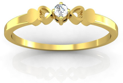 

AG Jewellery Nisha Sterling Silver Diamond Ring, Yellow