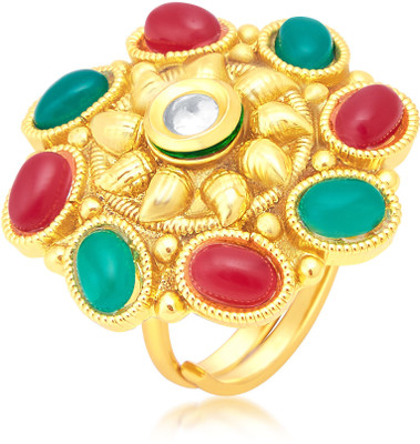 

Sukkhi Artistically Copper Gold-plated Plated Ring