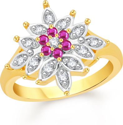 

VK Jewels Wonderful Alloy Cubic Zirconia Gold-plated Plated Ring