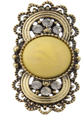 

Arihant Jewels In Vogue Alloy Ring, Yellow
