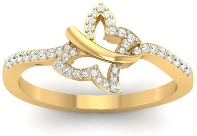 

Jewels5 Malaya 18kt Diamond Yellow Gold ring