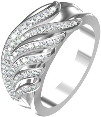 37% OFF on Kirati Silver Platinum Plated Ring