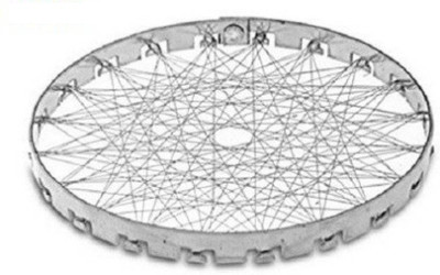 H D Enterprise Lpg Gas Saver Chotta tandoor Gas Saver Jali 0.24 kg Roaster(Silver) available at flipkart for Rs.175