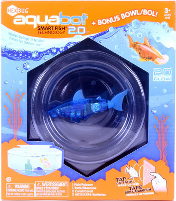 

Hex-Bug Aquabot 2.0 With Bowl - Teal Robot Aquarium Animal(1)