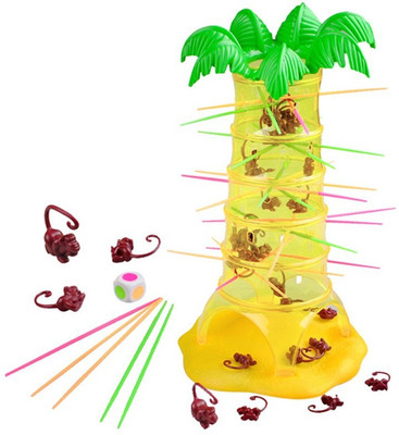 

TRINETRA ENTERPRISE Tumbling Monkeys Indoor Game(50 Pieces)