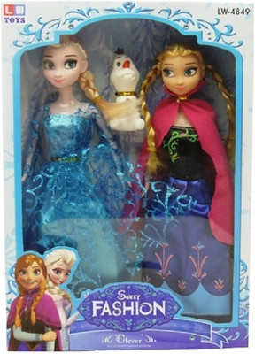 

Comfort Living Tickles Blue Anna Elsa Sister Doll Toy Girls