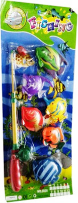 

Turban Toys Fishing Game set with Rod & 6 fish