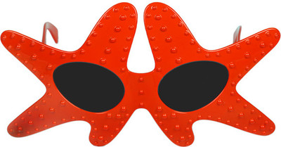 

Funcart Red Starfish Glasses