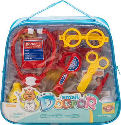 

Venus-Planet of toys Doctor Medical Set Pretend & Play Kit for Kids with Stethoscope Toy and Medical Doctor's Equipment (Multicolour)