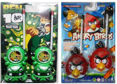 

New Pinch Combo Of green & red bird Walkie Talkie