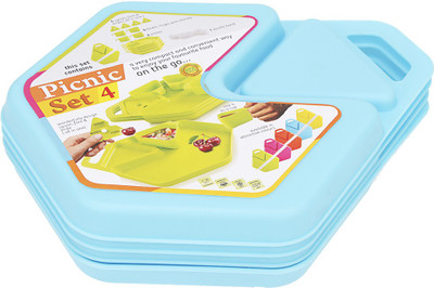 

Tuelip All in One 12 pcs Picnic Set-Blue