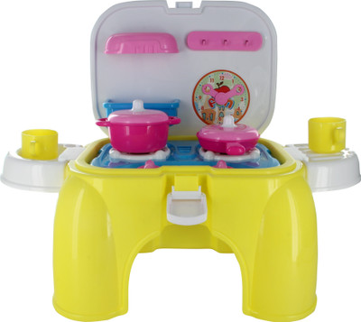 

Comdaq Kitchen Stool Playset - Yellow