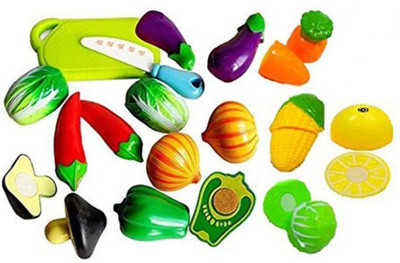 

Srihpe Realistic Sliceable Vegetables Cutting Play Toy Set with Velcro