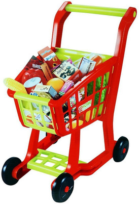 

Toyshine Big Size Shopping Cart Toy, Interactive and Learning, Red