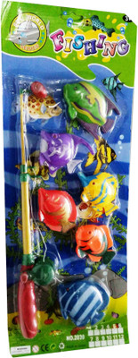 

Shop & Shoppee Fishing Game set with Rod & 6 fish