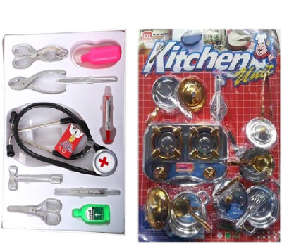 

New Pinch Doctor play set with kitchen set (multi color)