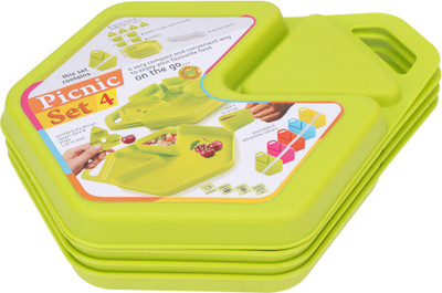 Tuelip All in One 12 pcs Picnic Set-Green