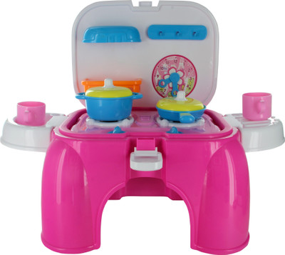 

Comdaq Kitchen Stool Playset - Pink