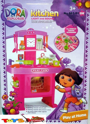 

ToysBuggy Dora The Explorer Kitchen Set with Light & Sound