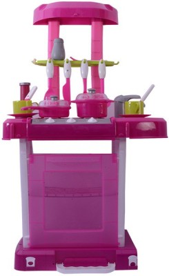 

RR Enterprizes Battery Operated Kitchen Set With Lights, Sound and Carry Case