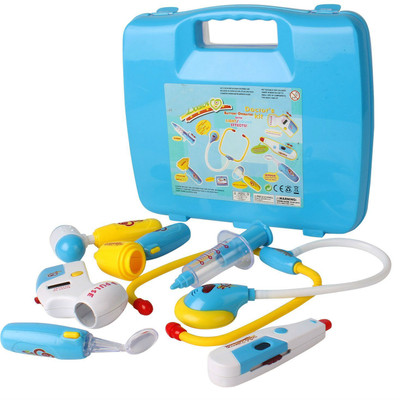 Shrih Kids Doctor Play Set With Light And Sound Battery Operated Toys