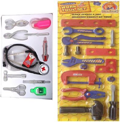 

New Pinch Multicolor Work Tool Set with doctor play Set