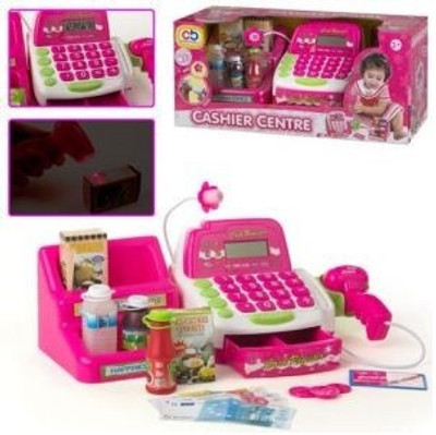 

Mayatra's Supermarket Shopping Educational Cash Register Play Set Pink