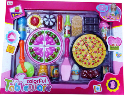 

Vaibhav Play Food Set Cooking Mini Plastic Pizza Set Foods Toy …