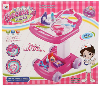 

Hamleys Doctor Trolley Pink