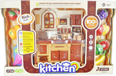 

Babysid Collections Kitchen Play Set with Flashing Lights & Music