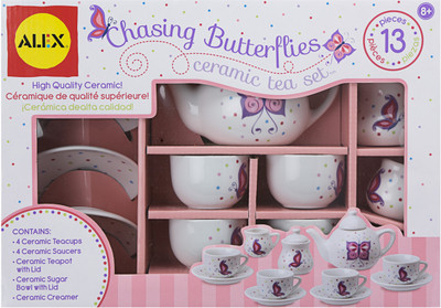 Alex Toys Chasing Butterflies Ceramic Tea Set