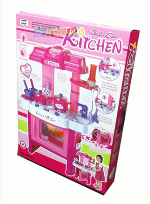 

TRINETRA ENTERPRISE Battery Operated Kitchen Super Set With Light And Sound