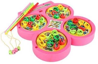 

New Pinch Fishing Catching Game With Music Kids Toy( color may vary)