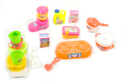 

shree natkhat Multicolor Virgin Plastic Medium Kitchen Set