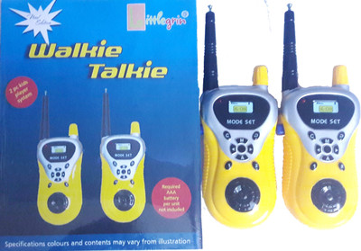 

Little Grin Ji Yaun Walkie Talkie Toy Set With Radio Control & Antenna