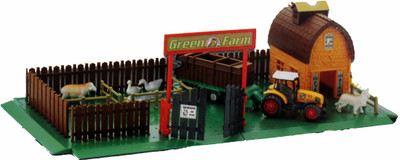 Mamaboo Farm Kit Play Set With Tractor And Trailer